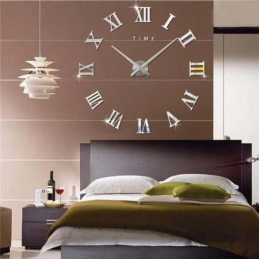 DIY 3D Acrylic Roman Numeral Wall Clock